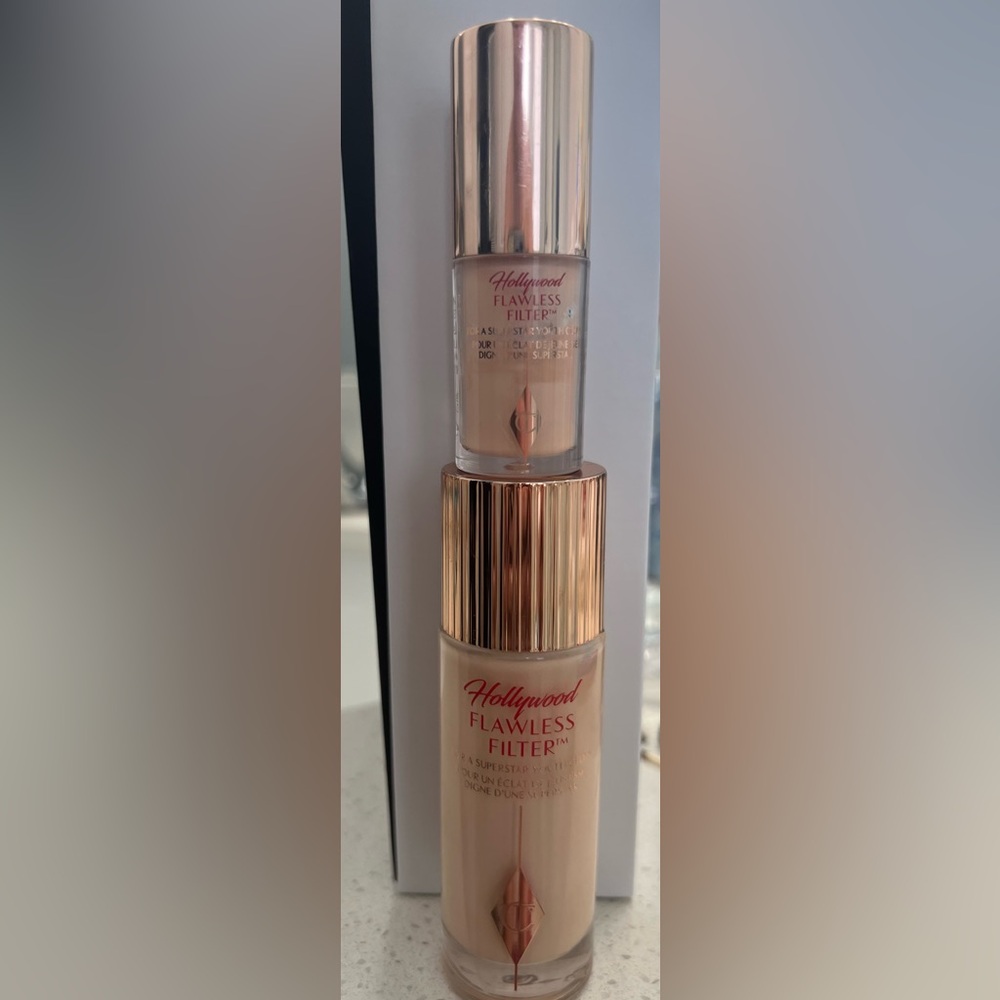 Charlotte Tilbury Hollywood Flawless Filter Foundation Cream and Concealer
